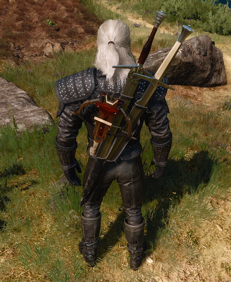 Forgoten Wolven Witcher Gear Set - Back Preview - Witcher 3 Netflix DLC Witcher Gear Set inspired from the TV Show