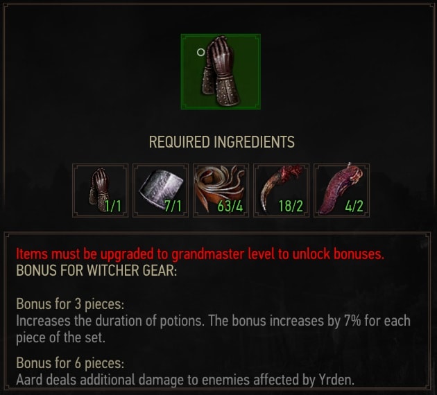 Mastercrafted Forgotten Wolven Gauntlets