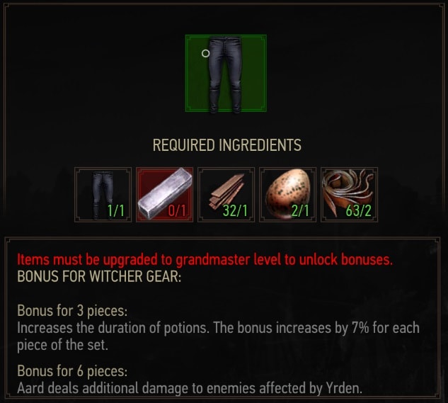 Mastercrafted Forgotten Wolven Trousers
