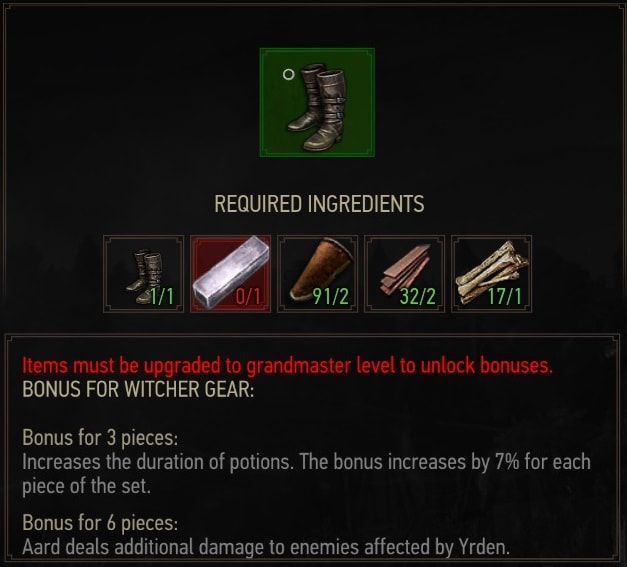 Mastercrafted Forgotten Wolven boots