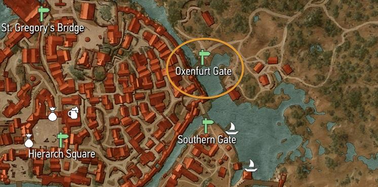 Enhanced Feline Silver Sword Diagram Location map