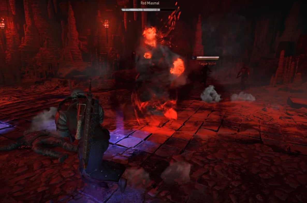 Red MIasmal Teleport animation