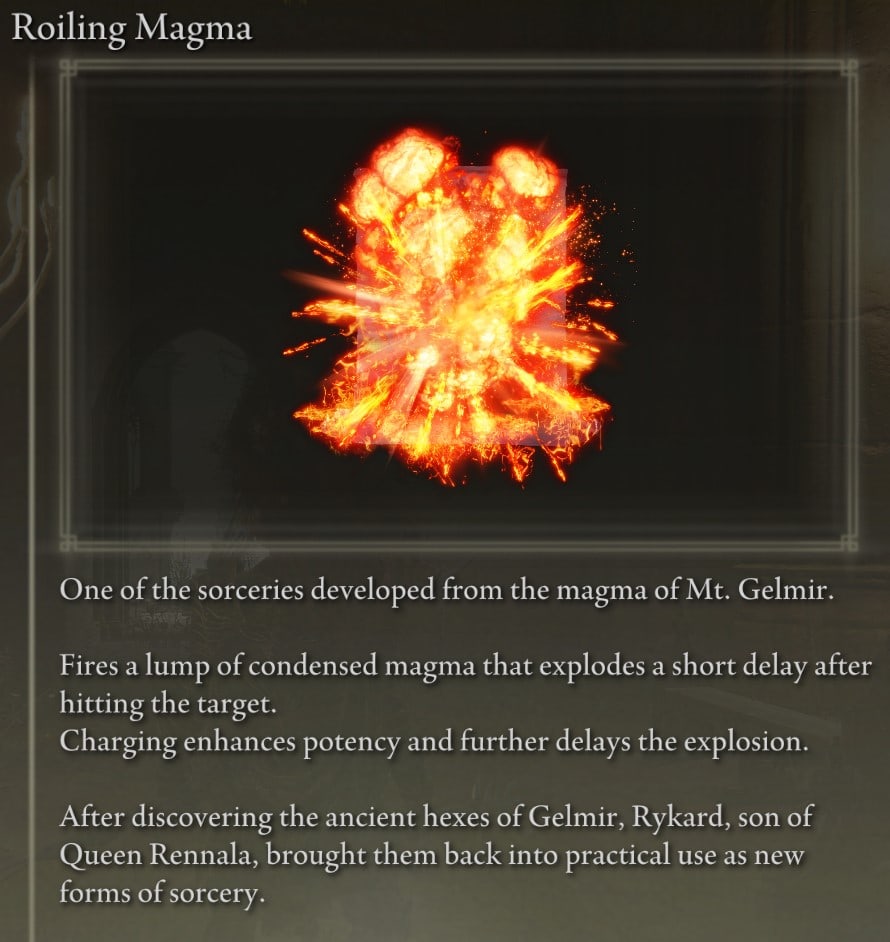 Roiling Magma - Description