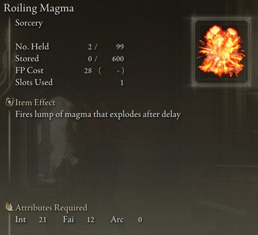 Roiling Magma - Stats
