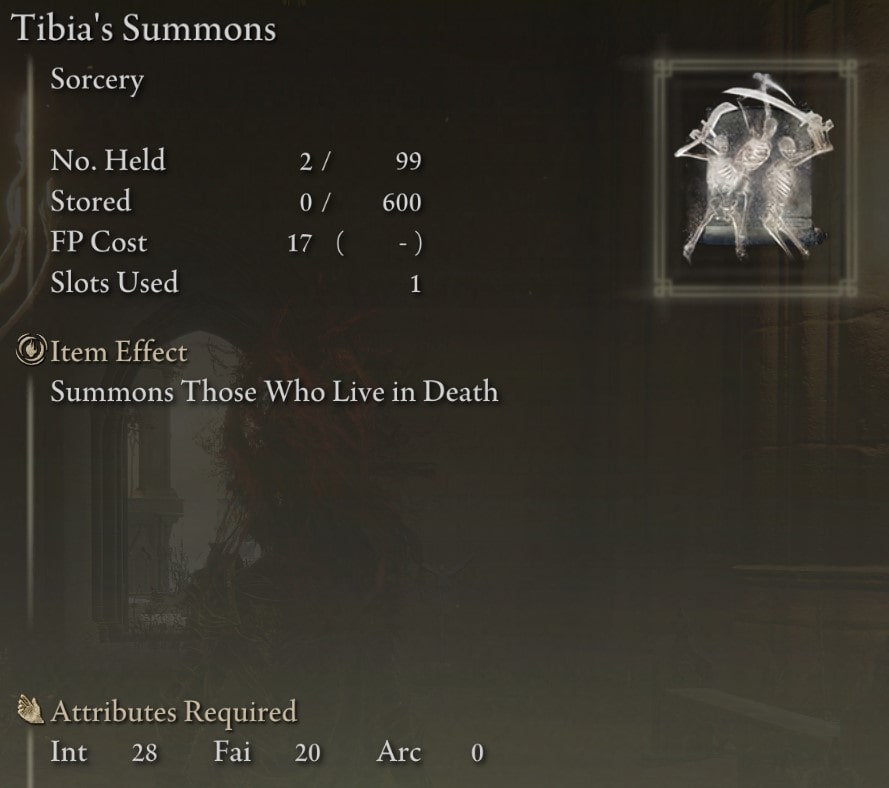 Tibia's Summons - Stats