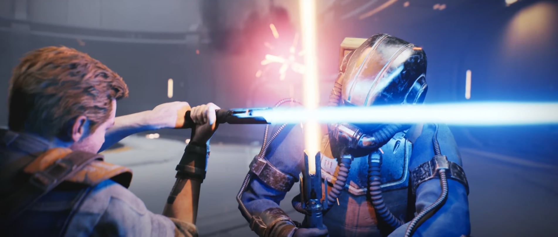 Jedi Survivor Trailer - Cal fighting a new type of lightsaber-holding enemy