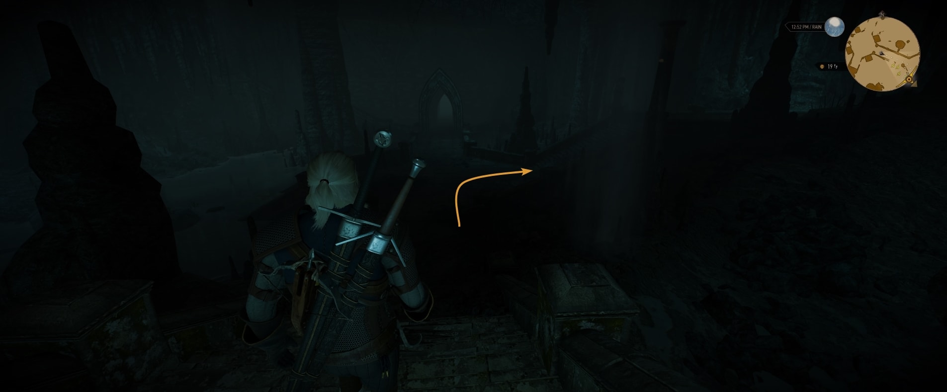 Wandering in the Dark quest progression step 2