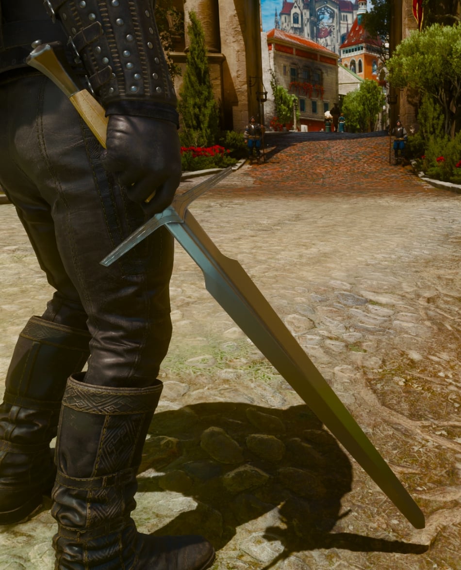 Witcher 3 Netflix DLC witcher set - Grandmaster Wolf School Gear Overview - Silver Sword