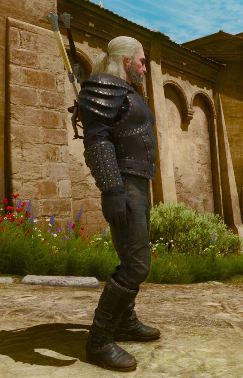 Witcher 3 Netflix DLC witcher set - Grandmaster Wolf School Gear Overview - right