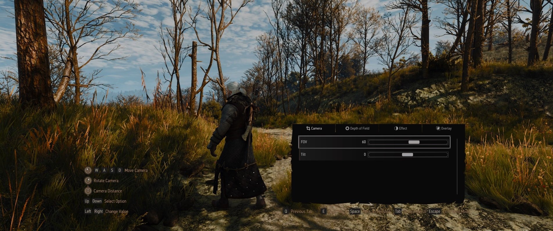 Witcher 3 Next-Gen Photo Mode Guide - Depth of Field Tab