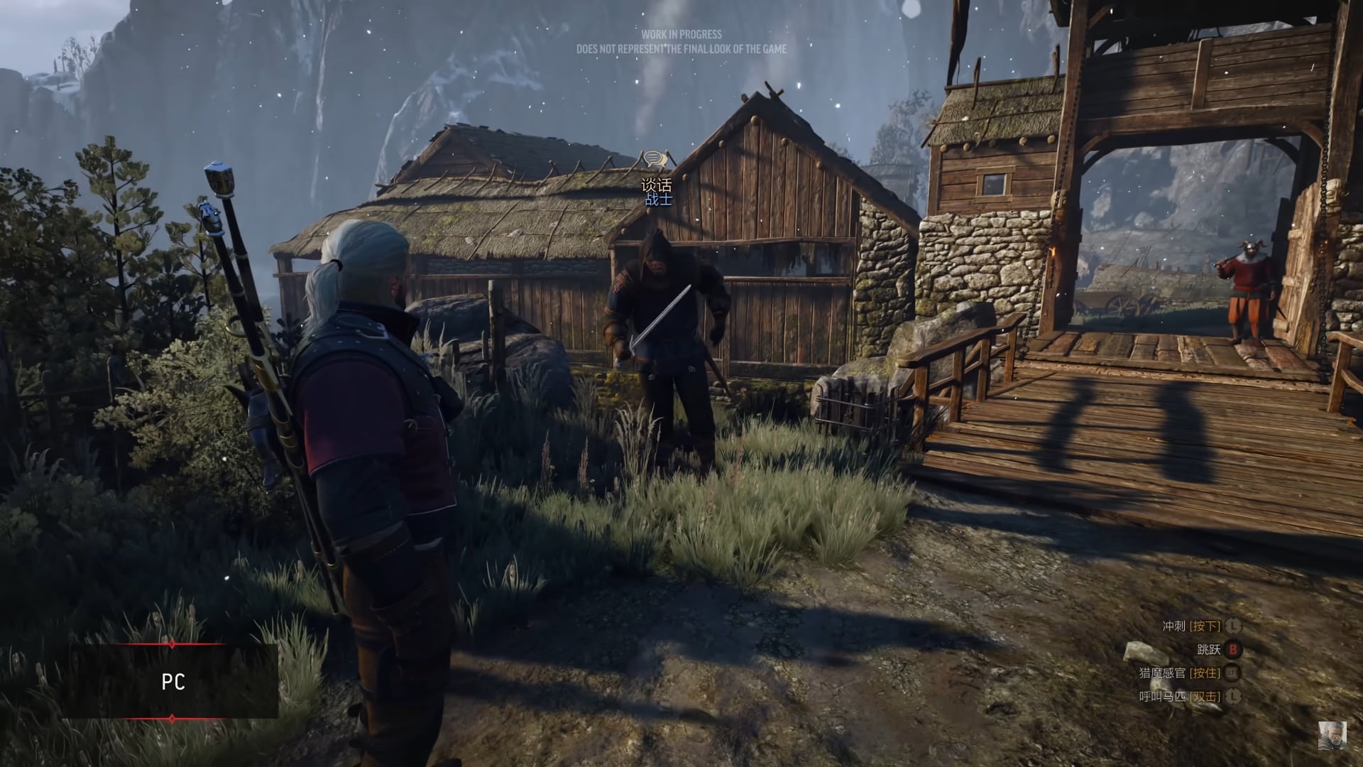 Witcher 3 Simplified Chinese dubbing and text