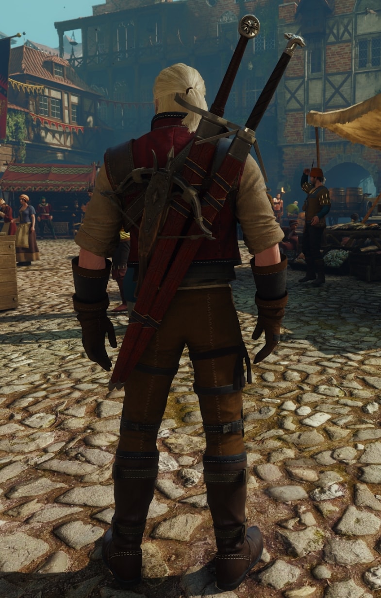Witcher 3 Wolf School Gear Set - Back