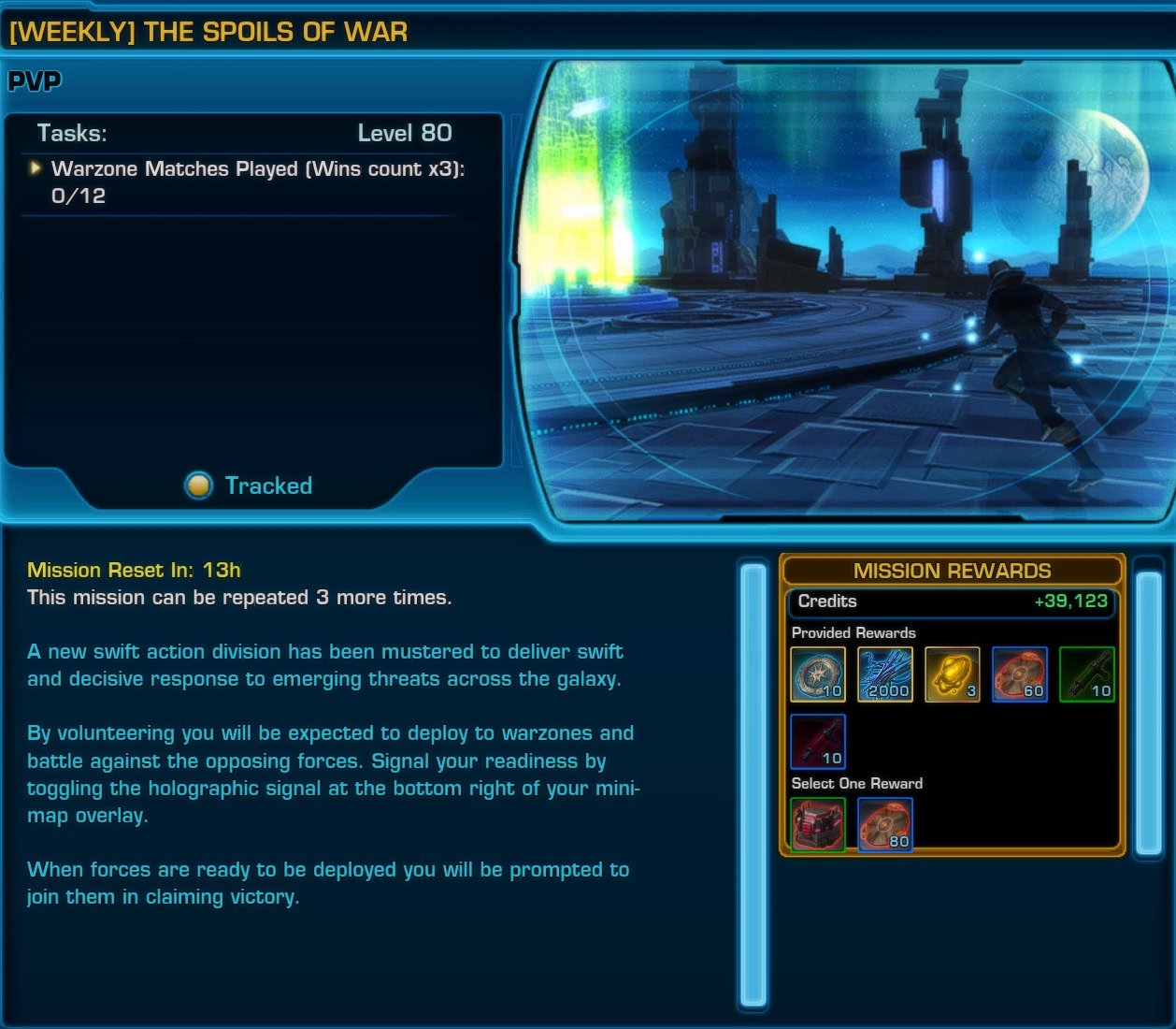 7.5.1 Spoils of War Weekly Mission