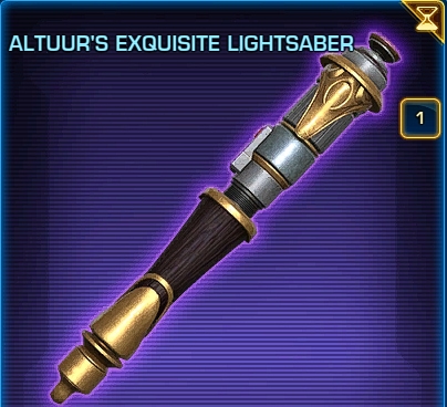 Darth Sidious Build SWTOR - Altuur's Exquisite Lightsaber