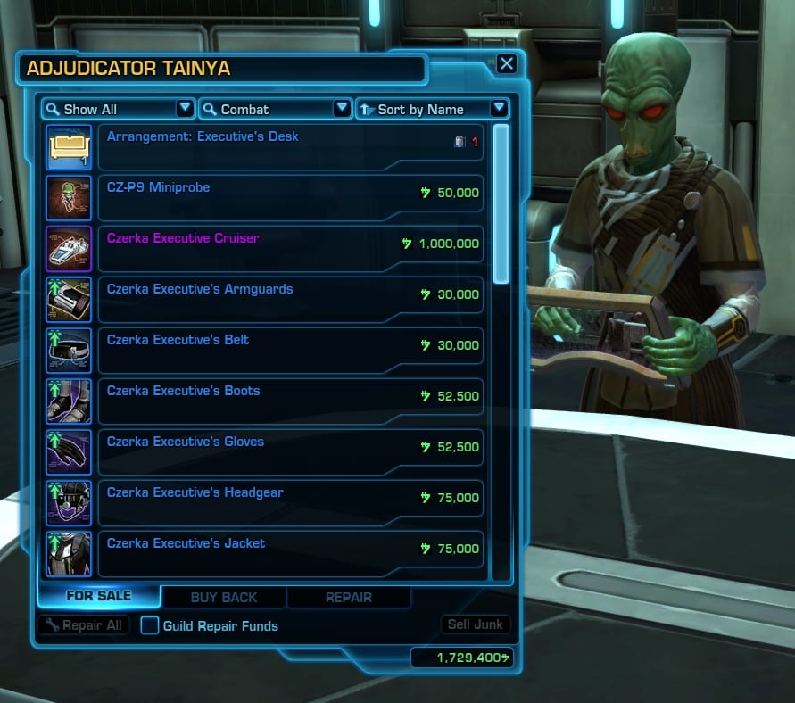 CZ-198 Daily Area Vendor Items preview