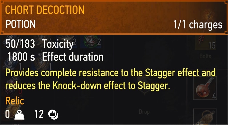 Chort Decoction stats