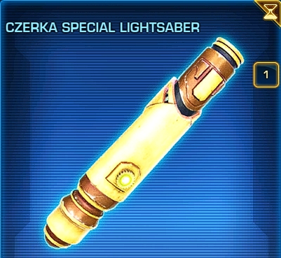Darth Sidious Build SWTOR - Czerka Special Lightsaber