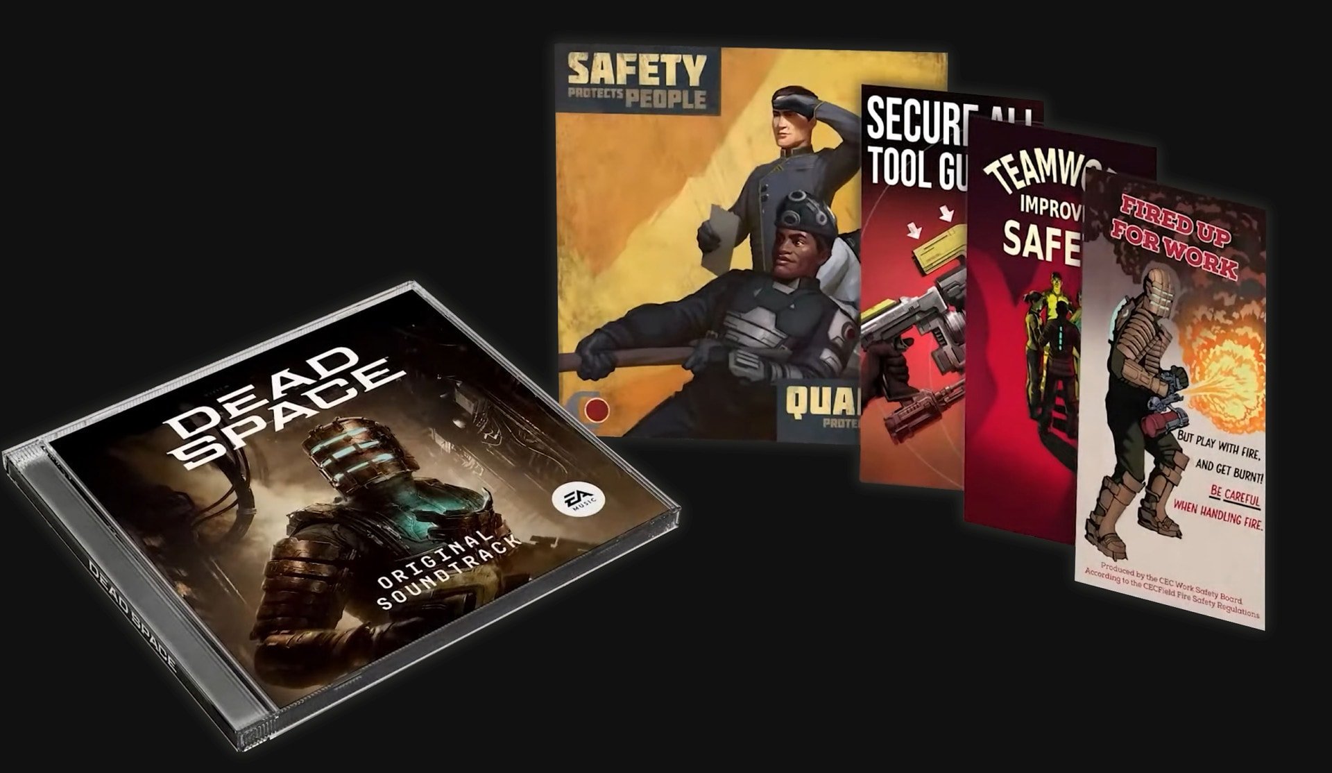 Dead Space Collector's Edition Soundtrack and Mini Posters