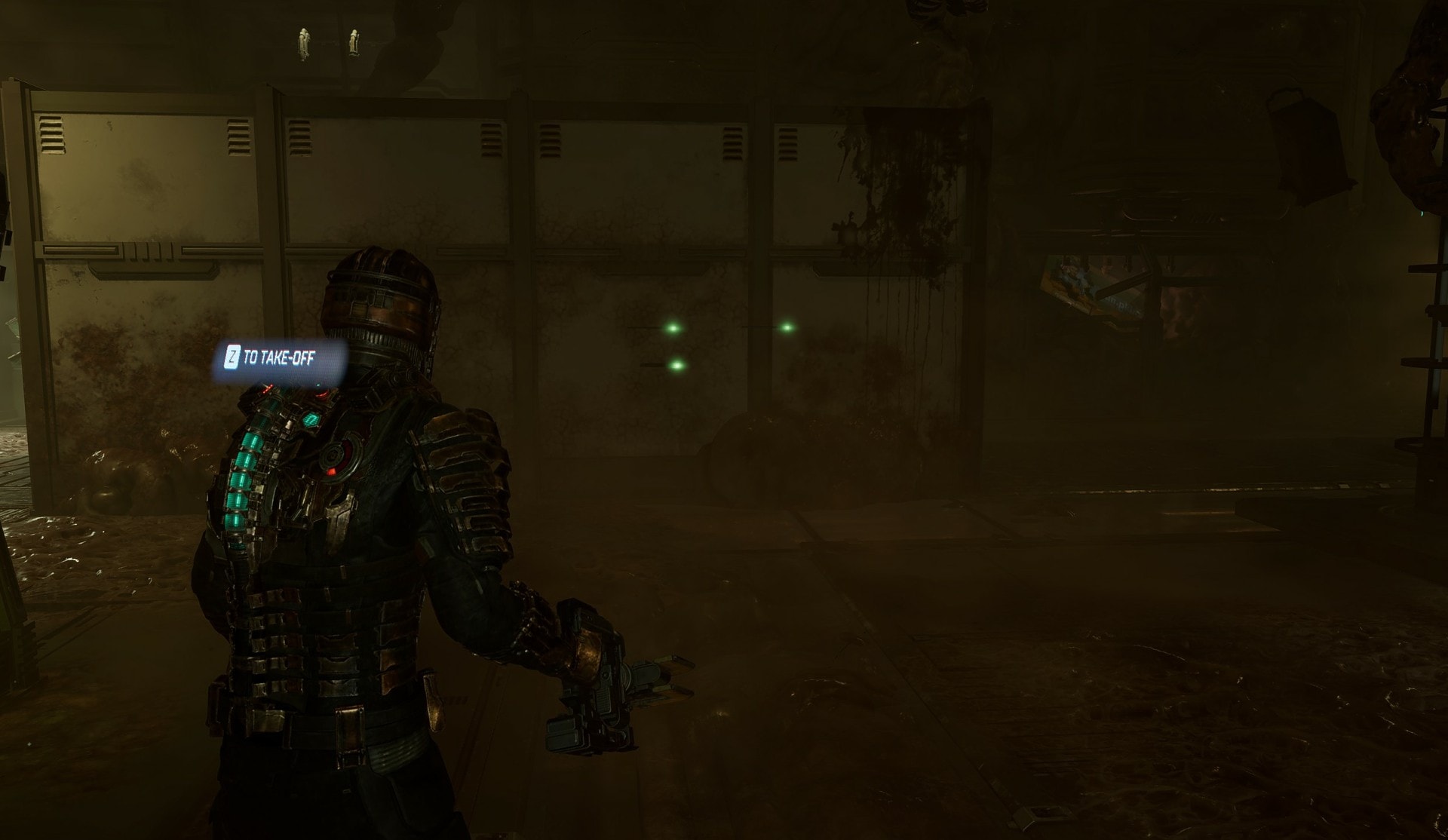 how to make credits in Dead Space - Look for Glowing Green Dots