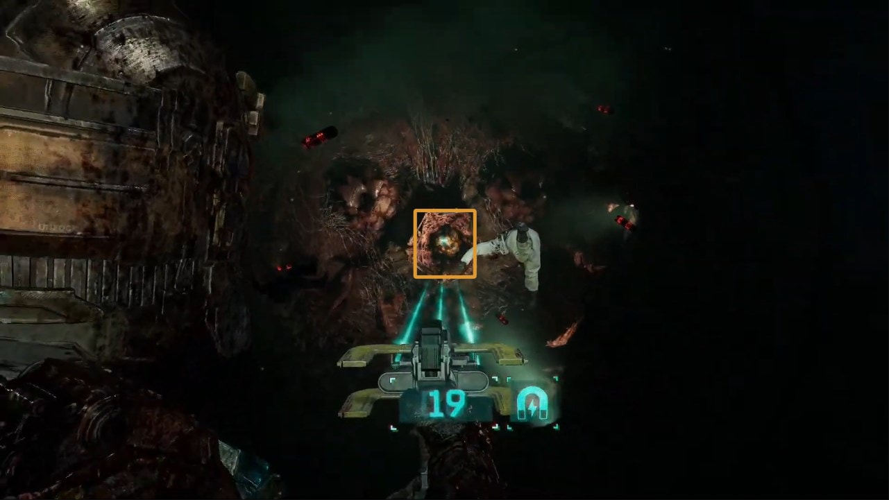 Dead Space Leviatan Boss Fight - maw target