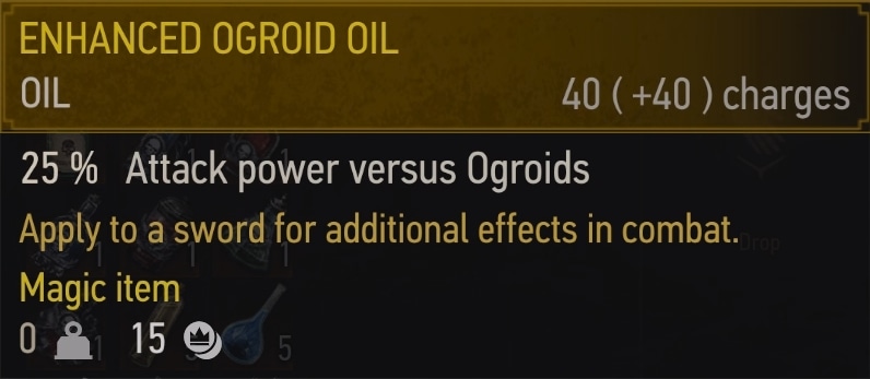 Enhanced Ogroid Oil stats