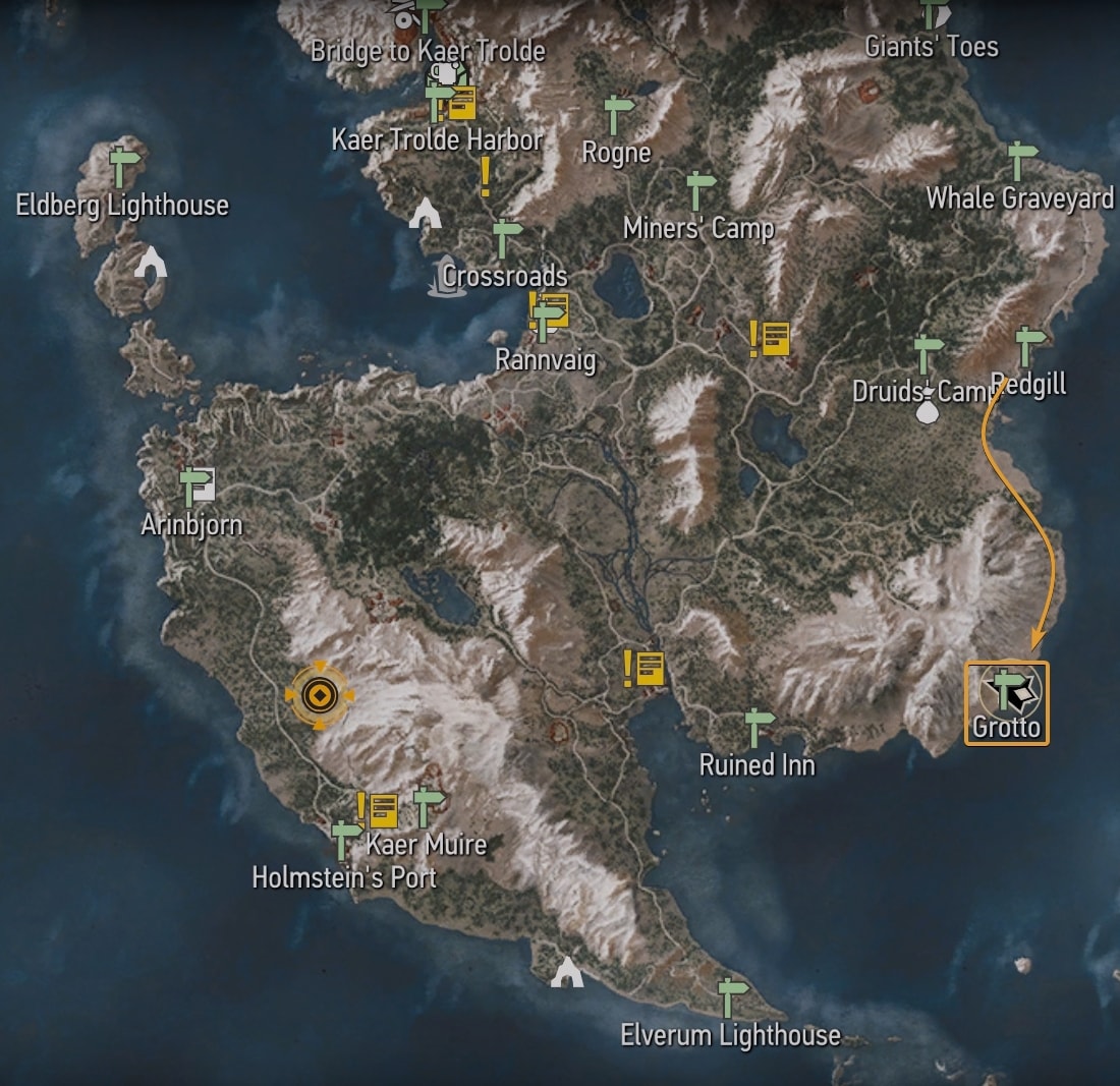 Enhanced Ursine Armor diagram location map