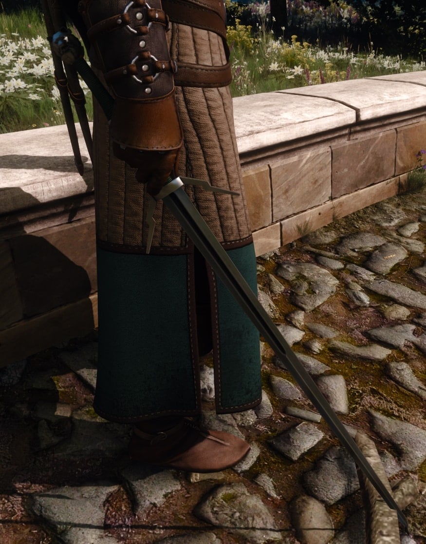 Enhanced Ursine witcher gear (Bear School Tier 2 set) preview - Silver Sword