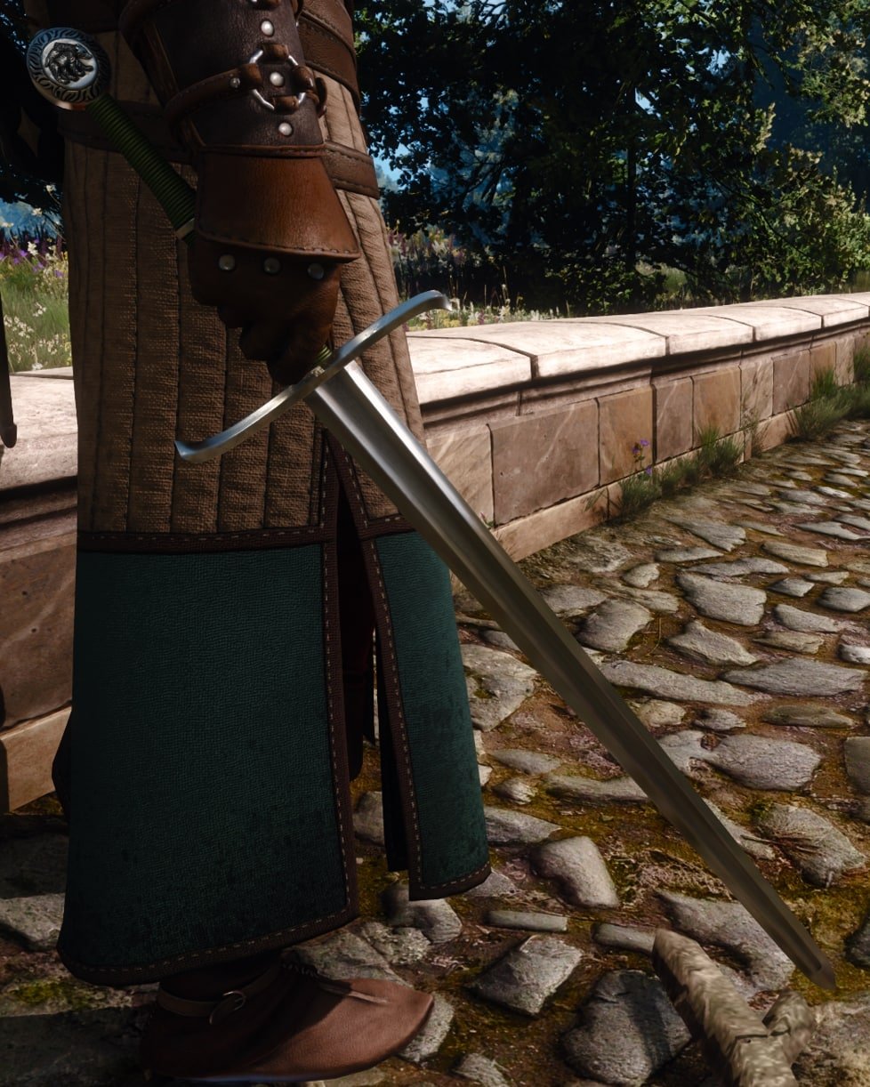 Enhanced Ursine witcher gear (Bear School Tier 2 set) preview - Steel Sword