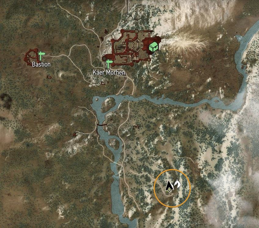 Enhanced Wolven Gauntlets Diagram Location on the map