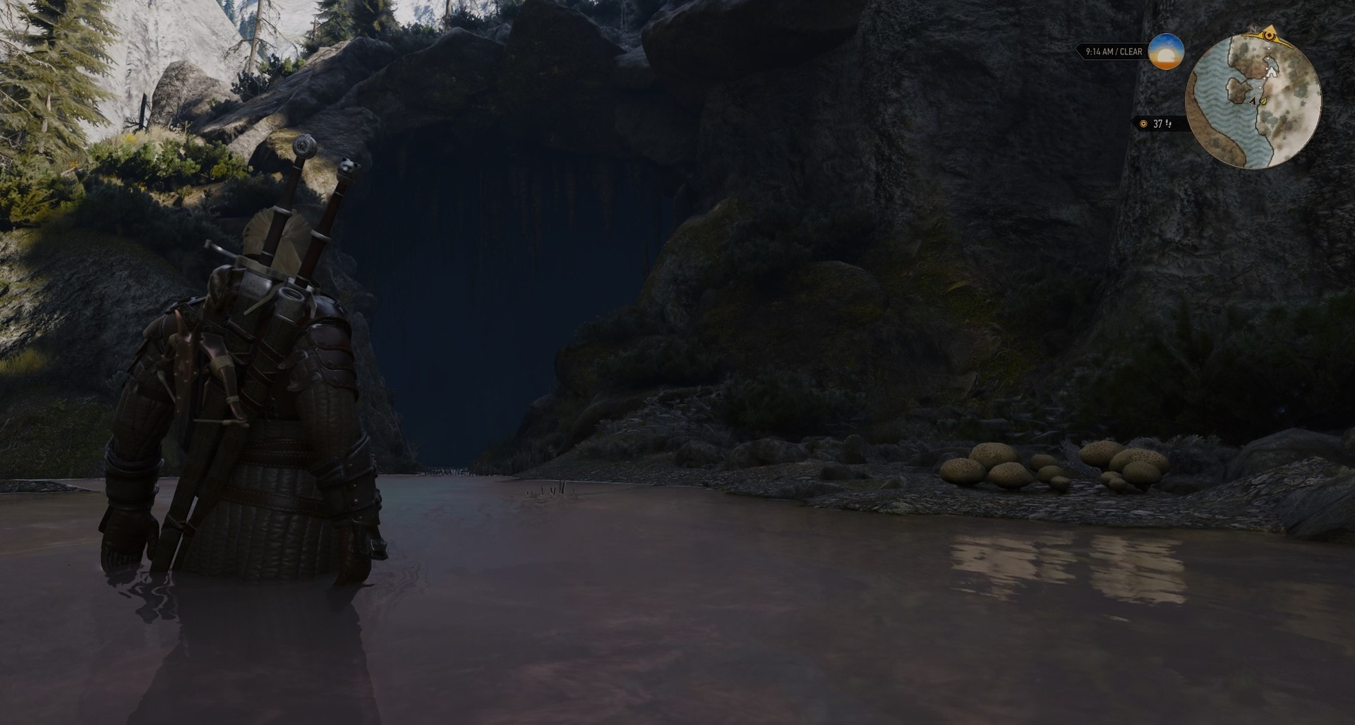 Entrance to the cave