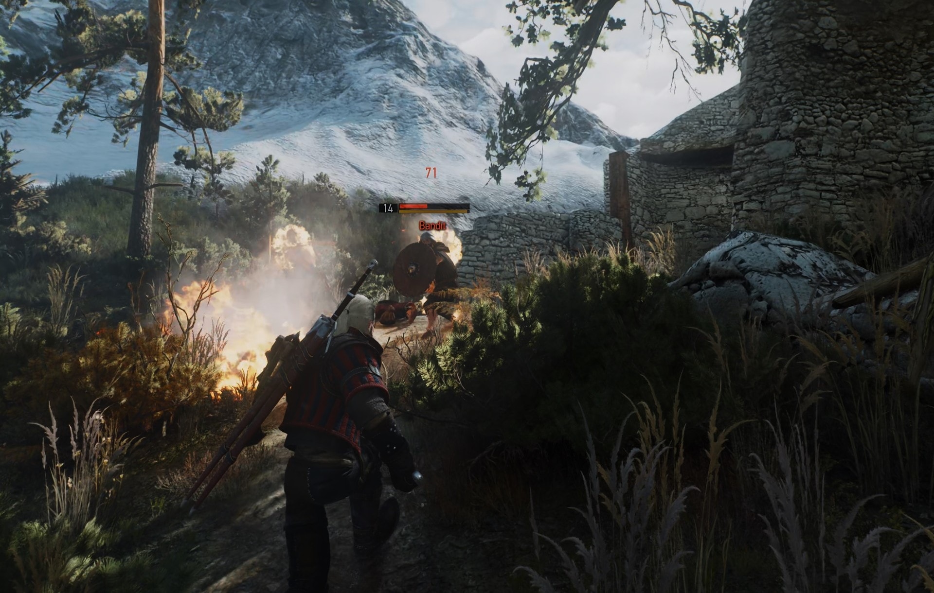 Fighting the Bandits at Old Watchtower