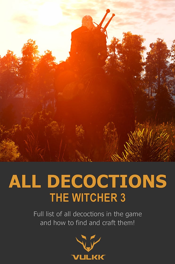 Full Decoctions List for The Witcher 3