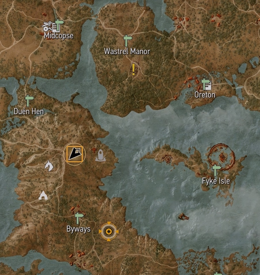 Griffin location in south Velen