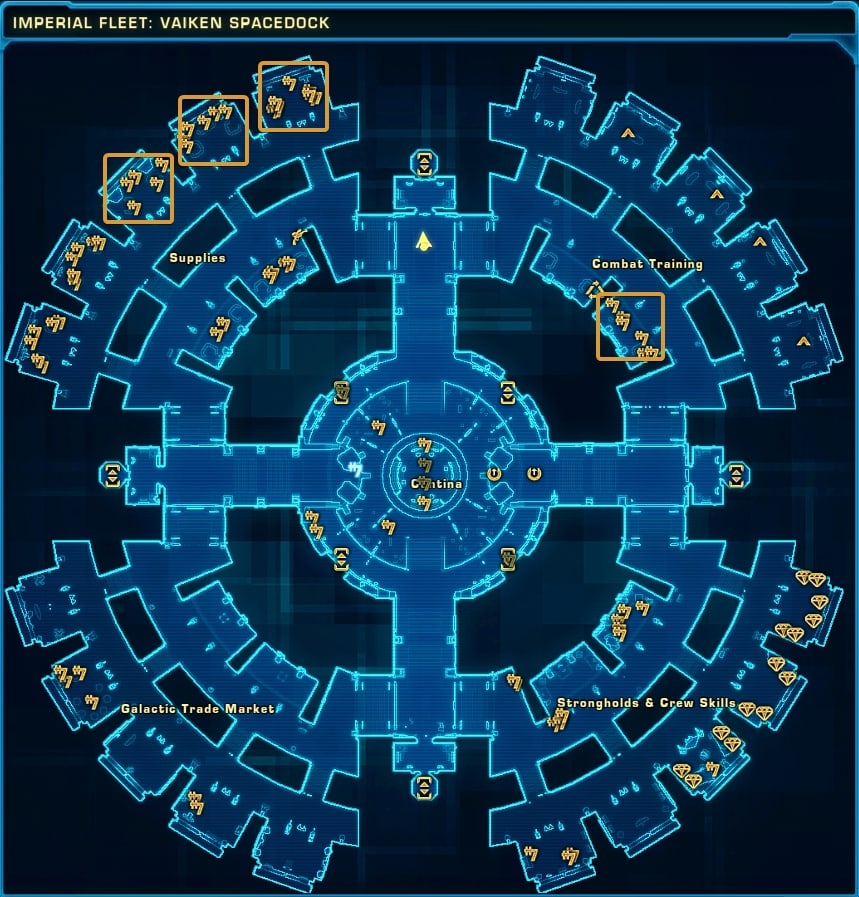 Imperial Fleet EndGame Gear Vendors SWTOR 7.2