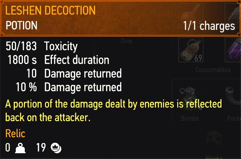 Leshen Decoction stats