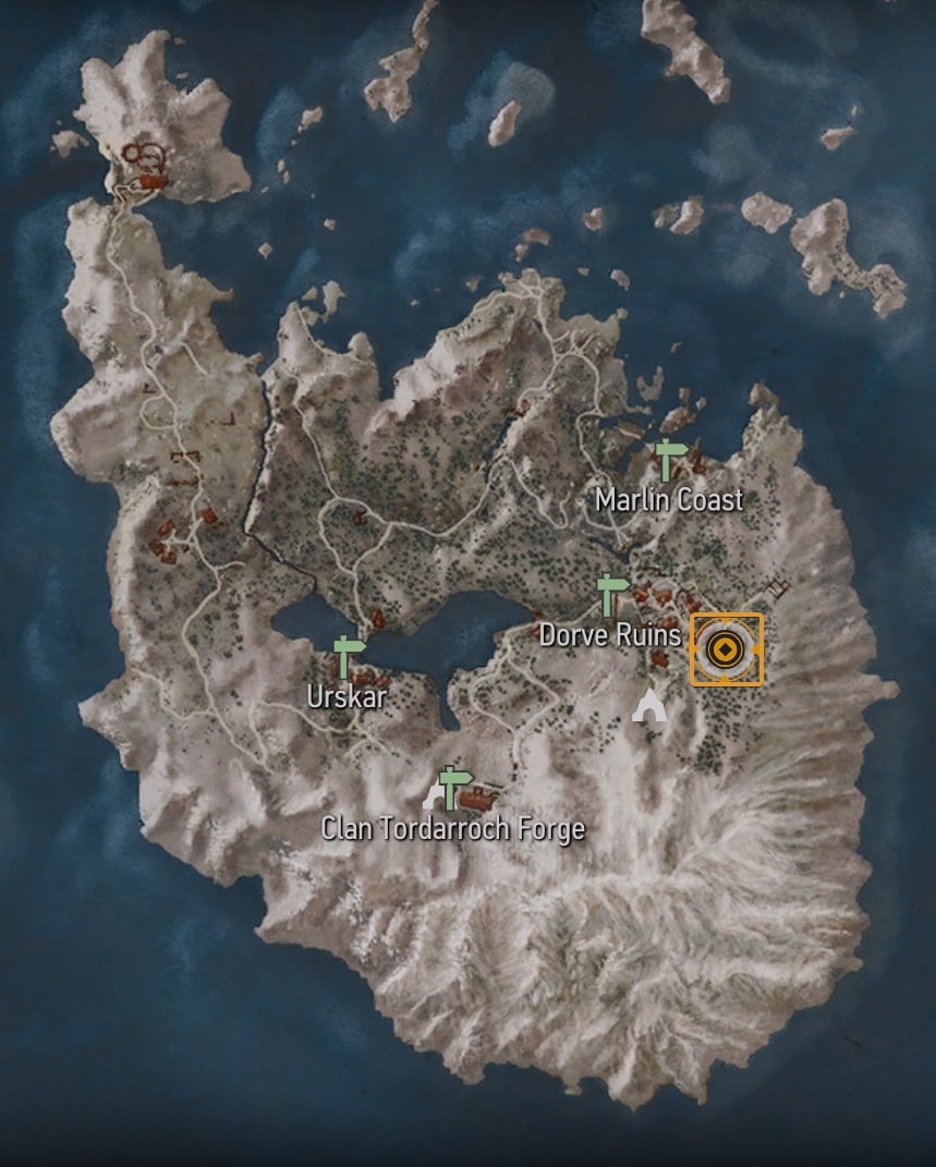 Mastercrafted Wolven Boots diagram map location