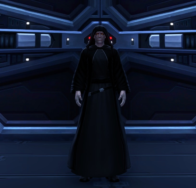 SWTOR Emperor Palpatine Outfit - Front