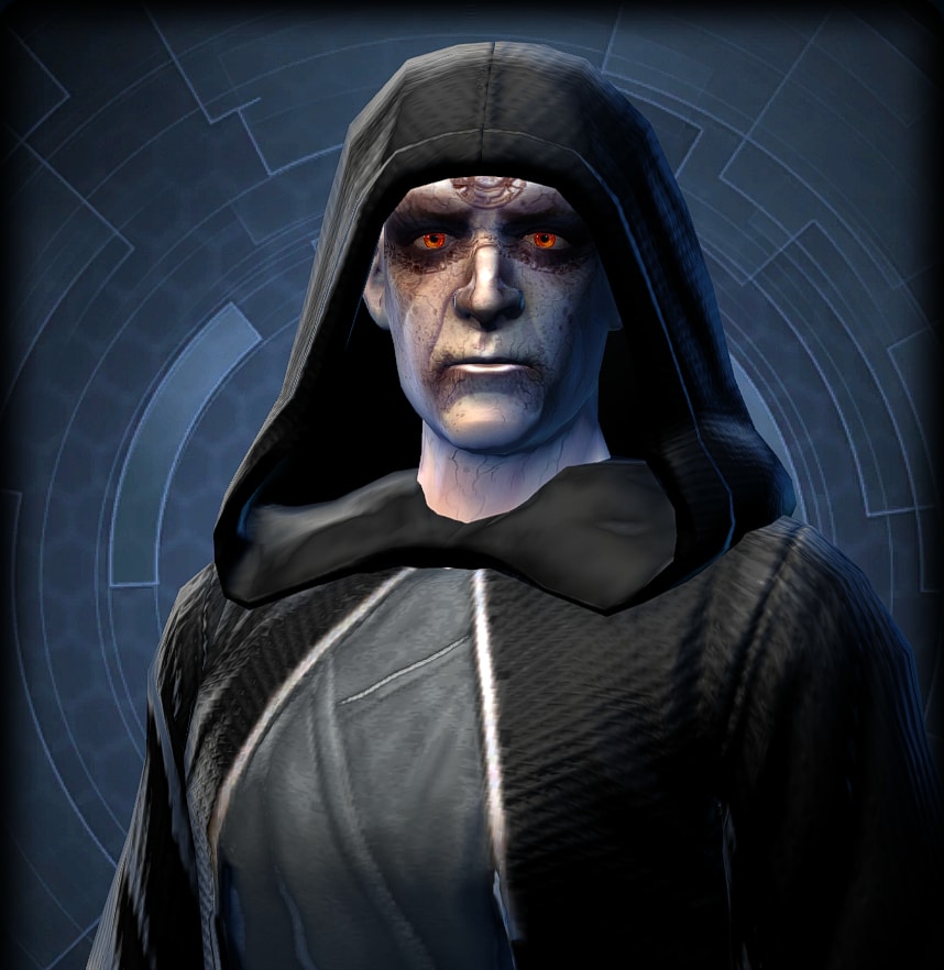 Emperor Palpatine in SWTOR - dark side corruption OFF