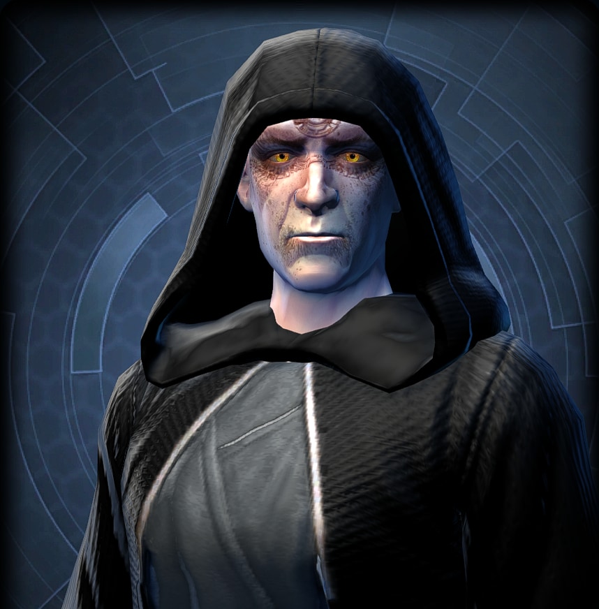 Emperor Palpatine in SWTOR - dark side corruption ON