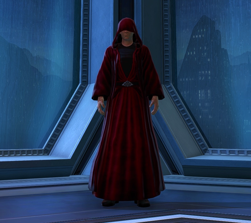 How to Create Darth Sidious in SWTOR - Full Character Outfit (Front)