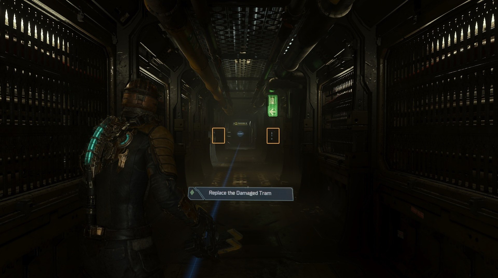 Stasis Recharge and Save Console - How to Replace the Damaged Tram in Dead Space