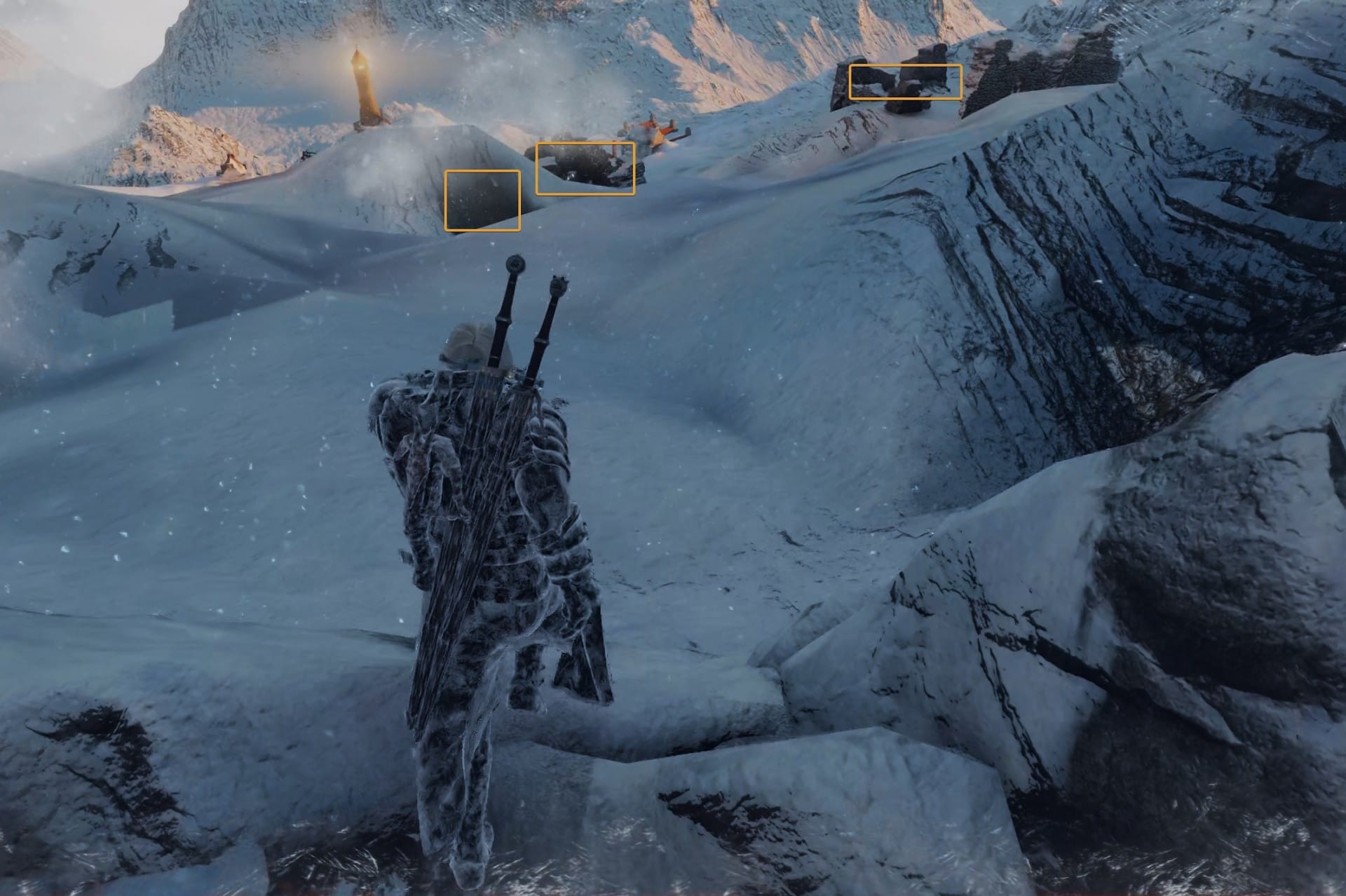 Step 1 in the Frozen World