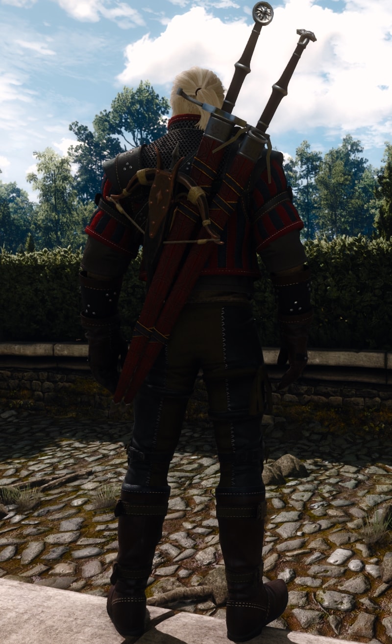 Superior Wolven gear (Wolf School set Tier 3 Upgrade) Visual Overview - Back view