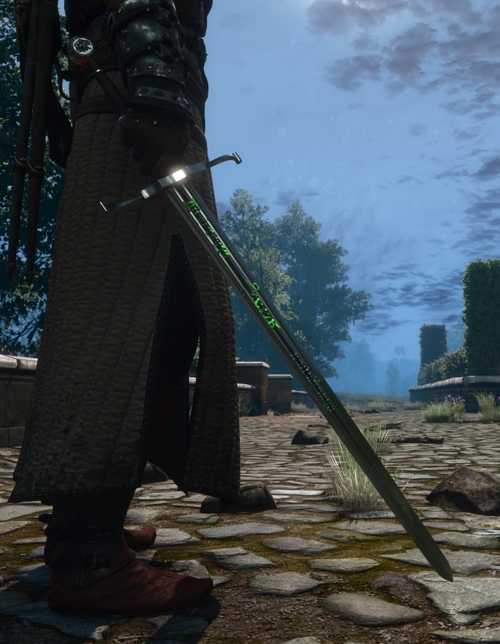 The Witcher 3 Superior Ursine witcher gear overview (Bear School set) - Steel Sword