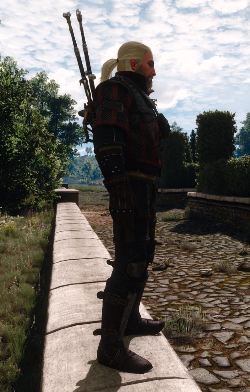Witcher 3 Wolf School Gear Set - Mastercrafted Wolven gear overview - Right