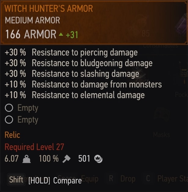 Yoana's reward - Witch Hunter's Armor