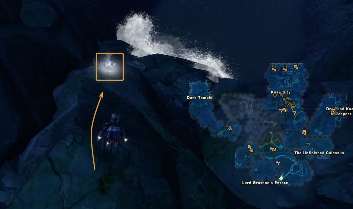 Dromund Kaas Yellow Matrix Shard Datacron Location