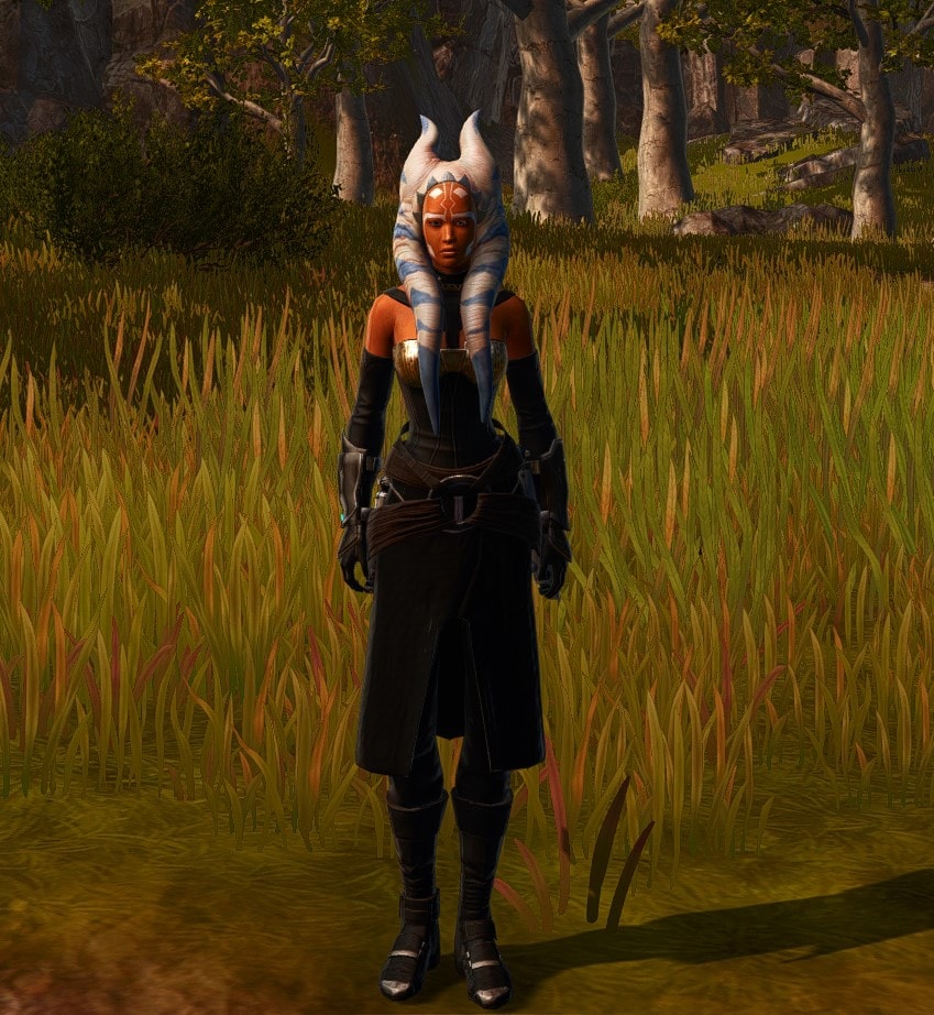 How to Create Ahsoka Tano in SWTOR - Outfit appearance - Front