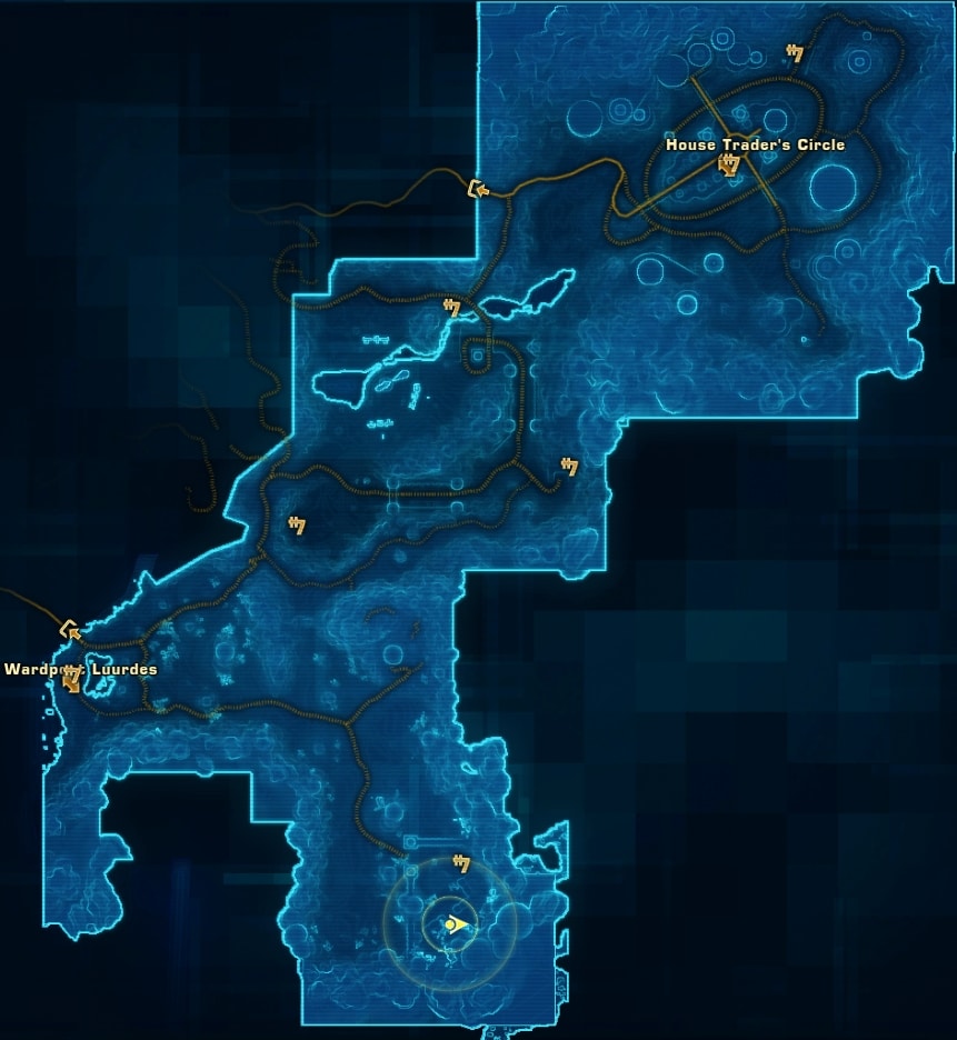 Alderaan Endurance Datacron Starting Location