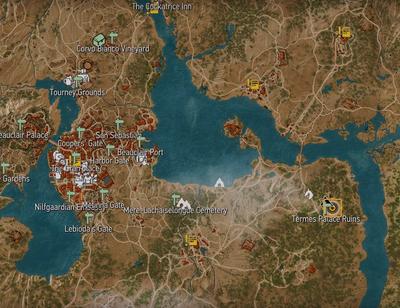 Archeologists' Campsite - Grandmaster Wolven witcher set diagrams location